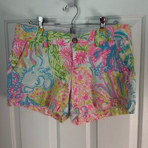 Lilly Pulitzer Multicolor Floral Print Shorts